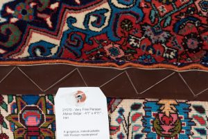21570-Persian_Afshar_Bidjar_Very_Fine_Semi-Antique_Rug-4'1''x4'11''-Iran-12