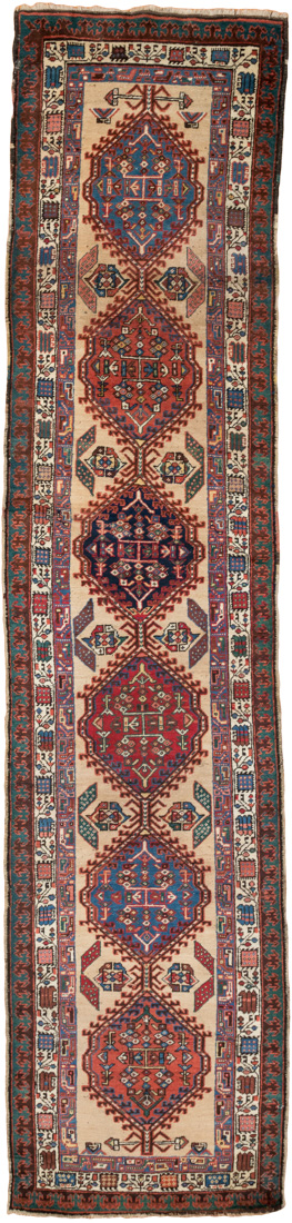 Antique Serab Handwoven Rug