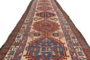 Antique Serab Handwoven Rug