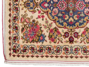 27011-Persian_Qum_Semi-Antique_Handwoven_Rug-2'0''x2'5''-1-Border