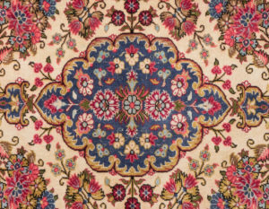 27011-Persian_Qum_Semi-Antique_Handwoven_Rug-2'0''x2'5''-1-Center