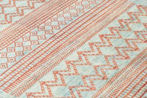 38712-Moroccan_Contemporary_Blue_Red_Wool_Rug-4'1''x6'1''-Afghanistan-6