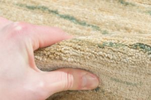 38717-Contemporary_Waves_Beige_Green_Wool_Rug-4'2''x5'11''-Afghanistan-7