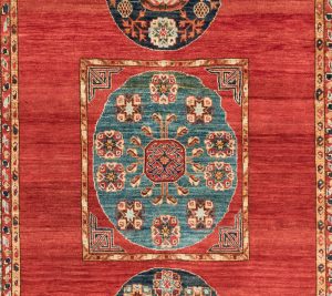 38731-Khotan_Fine_Handwoven_Tribal_Rug-4'3''x5'7''-Afghanistan-1-Center