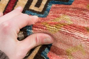 42239-Fine_Kazak_All_Over_Light_Background_Wool_Rug-3'9''x5'11''-Afghanistan-7
