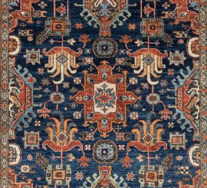 50443-Fine_Heriz_Vegetable_Dyed_Handwoven_Tribal_Rug-4'0''x5'8''-Afghanistan-1-Center
