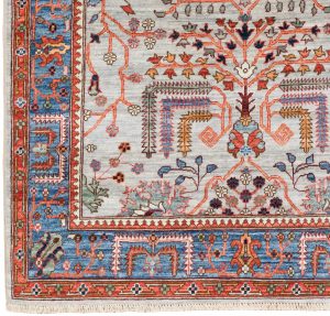 51734_BTR021A-Bakshaish_Transitional_Handwoven_Tribal_Rug-4'0''x6'0''-Afghanistan-1-Border