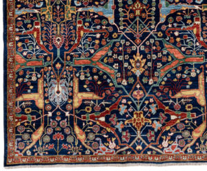 51963_BTR007A-Gherous_All_Over_Fine_Handwoven_Tribal_Rug-6'1''x8'10''-Afghanistan-1-Border