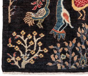 53022_BTR050A-Garden_Handwoven_Tribal_Rug-2'0''x3'0''-Afghanistan-1-Border