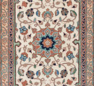 35969-Persian_Tabriz_Semi-Antique_Handwoven_Rug-2'3''x3'5''-Iran-1-Center