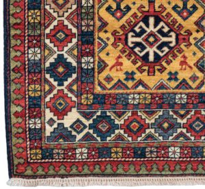 36465-Luxe_Tribal_Moghan_Fine_Handwoven_Rug-2'3''x2'9''Afghanistan-1-Border