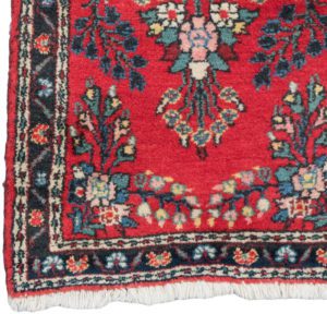 36524-Persian_Dergazine_Semi-Antique_Handwoven_Rug-2'0''x3'1''-Persia-1-Border