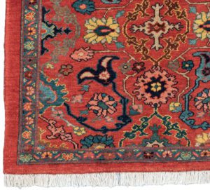 37853-Persian_Bidjar_Ultimate_Village_Rug-2'7''x2'7''-Iran-1-Border