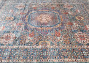 42430-Contemporary_Super_Fine_Mamluk_Blue_Green_Wool_Rug-8'10''x11'10''-Afghanistan-5