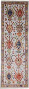 Handwoven Transitional Tribal Rug