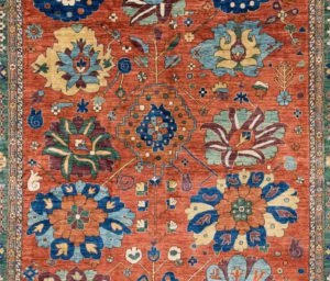 53076_BTR002A-Blossom_Kurdi_Handwoven_Tribal_Rug-10'0''x13'11''-Afghanistan-1-Center