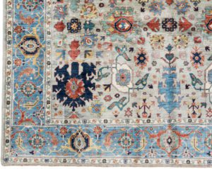 53108_BTR003A-Harshang_Fine_Handwoven_Tribal_Rug-8'2''x10'0''-Afghanistan-1-Border