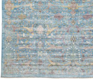 53112_BTR015A-Arabesque_Transitional_Super_Fine_Handwoven_Tribal_Rug-10'0''x13'10''-Afghanistan-1-Border