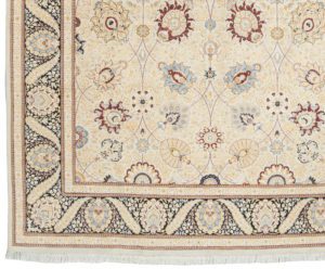 33080-Isfahan_Fine_Handwoven_Traditional_Rug-9'0''x12'4''-Pakistan-1-Border