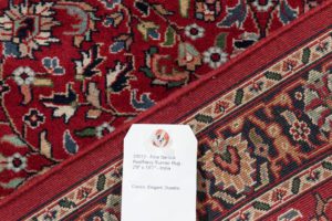 33912-Sarouk_Fine_Red_Navy_Handwoven_Traditional_Rug-2'9''x19'7''-India-8