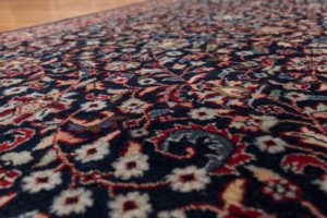 33914-Sarouk_Fine_Navy_Red_Handwoven_Traditional_Rug-2'7''x19'10''-India-6
