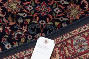 33914-Sarouk_Fine_Navy_Red_Handwoven_Traditional_Rug-2'7''x19'10''-India-8
