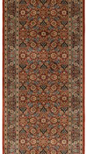 35440-Herati_Fine_Rust_Navy_Handwoven_Traditional_Rug-2'7''x20'0''-India-1-Center