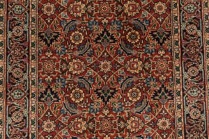 35440-Herati_Fine_Rust_Navy_Handwoven_Traditional_Rug-2'7''x20'0''-India-3