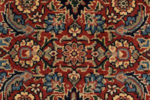 35440-Herati_Fine_Rust_Navy_Handwoven_Traditional_Rug-2'7''x20'0''-India-4