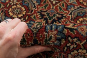 35440-Herati_Fine_Rust_Navy_Handwoven_Traditional_Rug-2'7''x20'0''-India-6