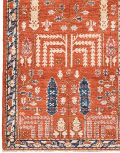 53062_BTR002A-Bakshaish_Handwoven_Tribal_Rug-2'8''x8'1''-Afghanistan-1-Border
