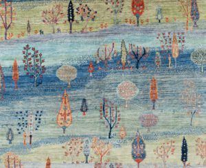 53220_BTN020A-Luri_Gabbeh_Handwoven_Tribal_Rug-8'2''x9'7''-Afghanistan-1-Center