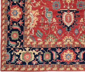 39136-Heriz_Luxe_Tribal_Handwoven_Rug-12'0''x17'10''-Afghanistan-1-Border