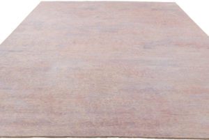Pink Modern Wool Rug