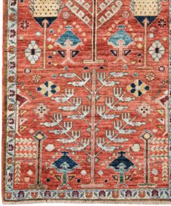 53063_BTR002A-Bakshaish_Handwoven_Tribal_Rug-2'9''x7'10''-Afghanistan-1-Border