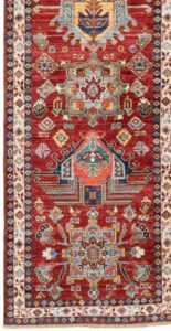 53064_BTR002A-Shahsavan_Handwoven_Tribal_Rug-2'8''x14'4''-Afghanistan-1-Border