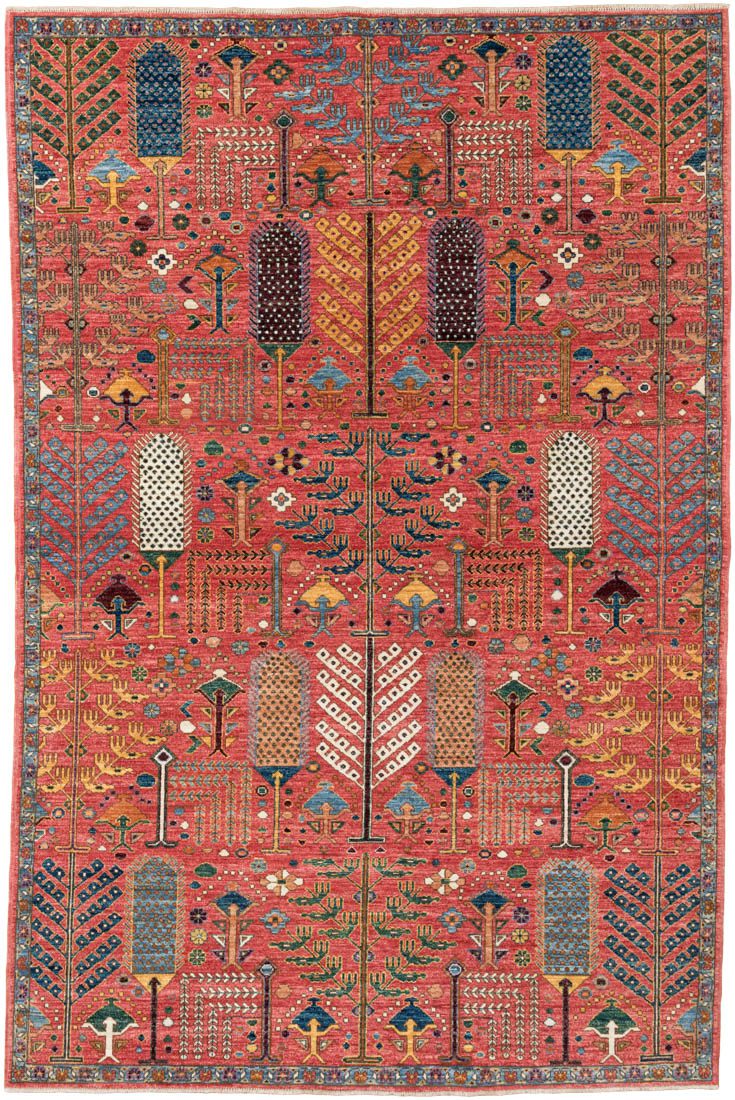 Bakshaish Trees Handwoven Tribal Rug