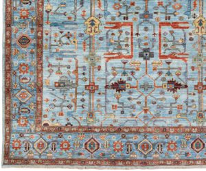 53114_BTR002A-Heriz_All-Over_Handwoven_Tribal_Rug-8'0''x10'1''-Afghanistan-1-Border