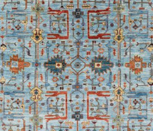 53114_BTR002A-Heriz_All-Over_Handwoven_Tribal_Rug-8'0''x10'1''-Afghanistan-1-Center