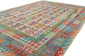 Maimana Kilim Afghan Handwoven Rug