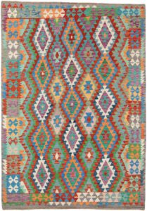 Maimana Kilim Afghan Handwoven Rug