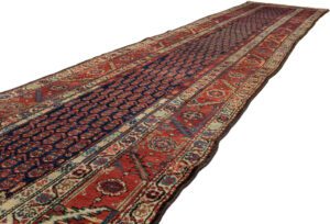 Antique Persian Boteh Hamadan Rug