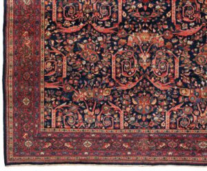 36166-Antique_Persian_Mustafi_Malayer_Handwoven_Rug-7'10''11'0''-Persia-1-Border