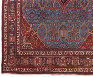 40984-Persian_Joshagan_Semi-Antique_Handwoven_Rug-8'10''x13'1''-Persia-1-Border