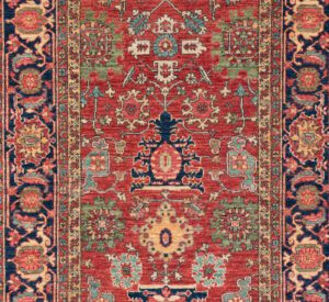 53133_NVA020B-Luxe_Tribal_Heriz_Handwoven_Rug-3'10''x6'11''-Afghanistan-1-Center