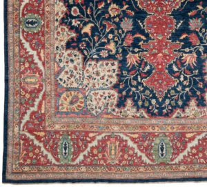 53276_NVA021D-Farahan_Very_Fine_Luxe_Tribal_Handwoven_Rug-9'10''x15'3''-Afghanistan-1-Border