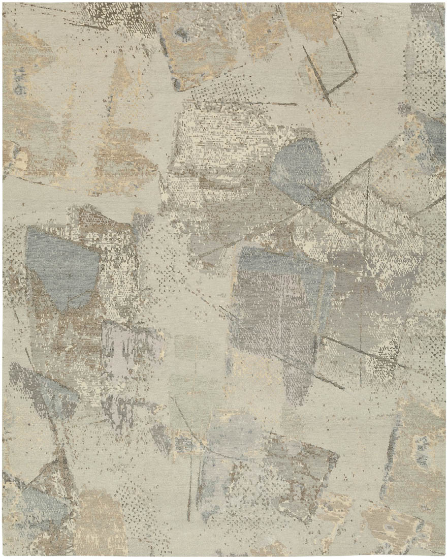 Tibetan Wool and Silk Rug