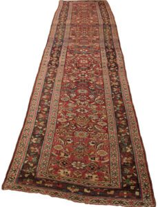 20975-Antique_Persian_Bidjar_Runner_Rug-3'6''x15'2''-Persia-4