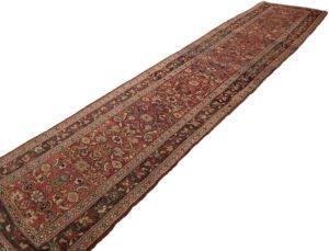 Antique Persian Bidjar Runner Rug