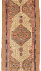 25042-Antique_Persian_Fine_Serab_Camel_Hair_Long_Runner_Rug-3'6''x16'0''-Persia-1-Center